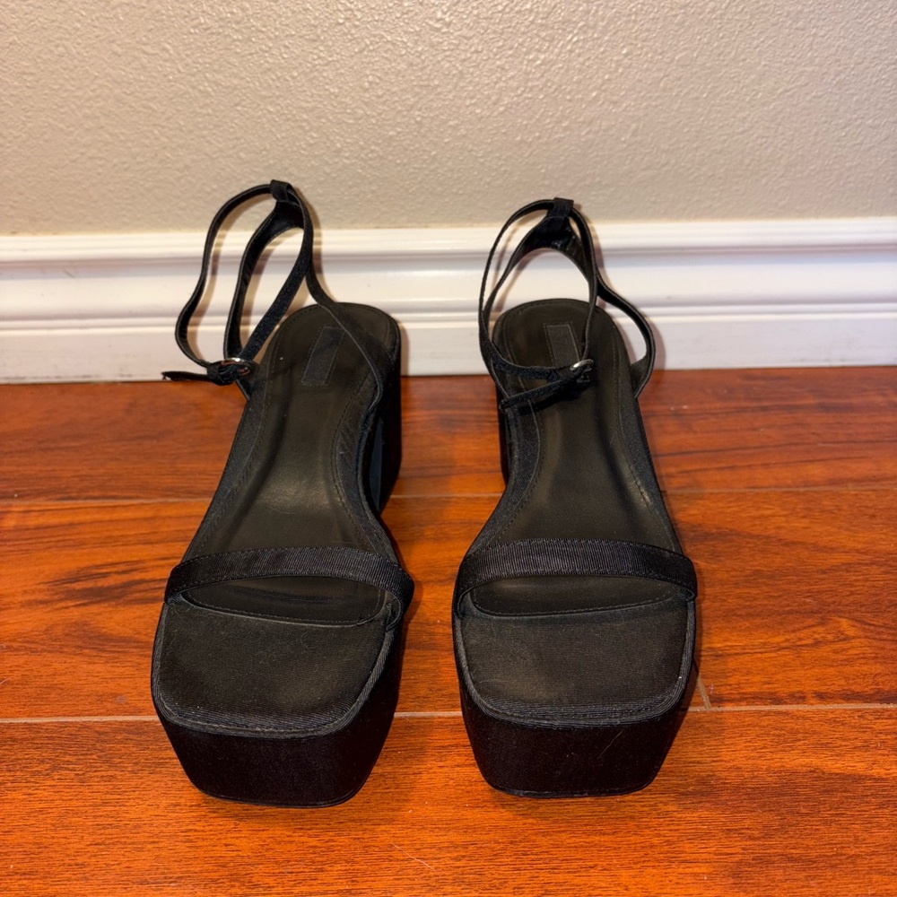 Chunky Black Women's Sandals